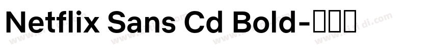 Netflix Sans Cd Bold字体转换